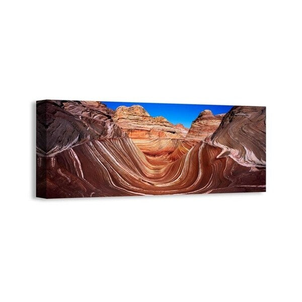 Easy Art Prints Panoramic Images's 'Eroded cliffs, Vermillion Cliffs, Vermilion Cliffs National Monument, Arizona' Canvas Art