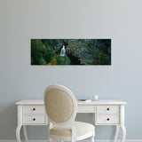 Easy Art Prints Panoramic Images's 'View of a waterfall, Linville Falls, Blue Ridge Parkway, North Carolina' Canvas Art