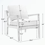 Easy Assembly Mid Century Modern Accent Chair