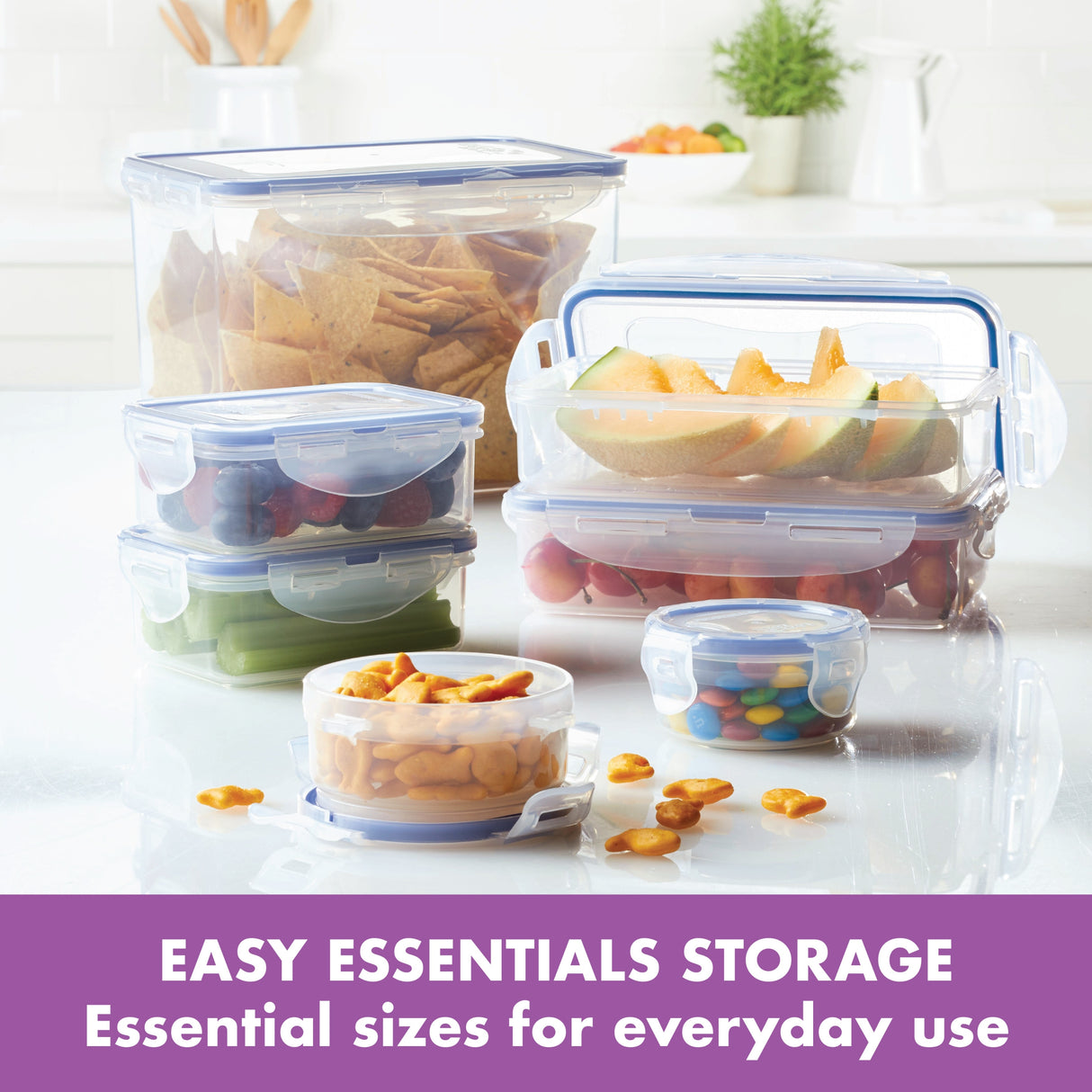 Easy Essentials Food Storage Container Set, 38-piece