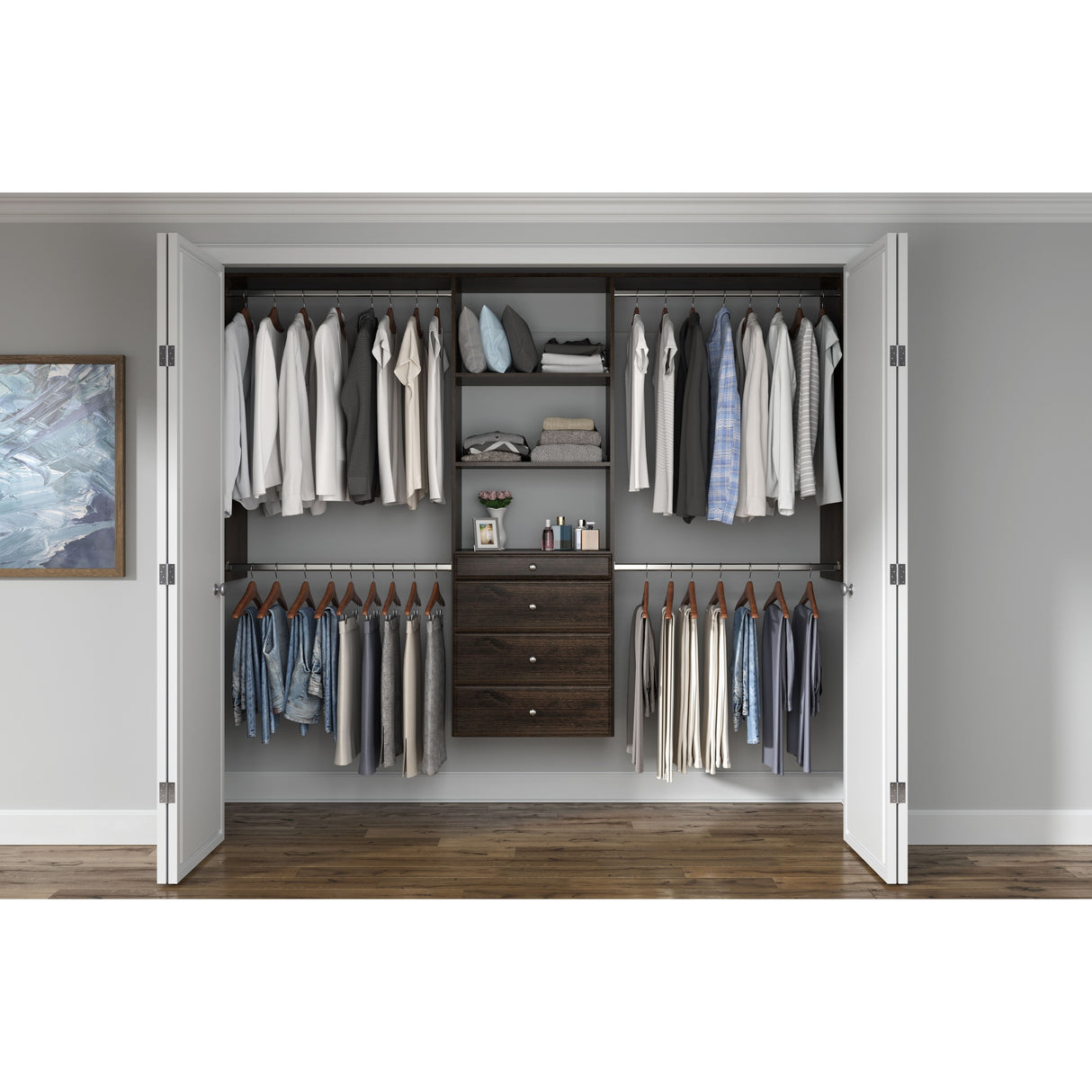 Easy Track Deluxe Closet Kit