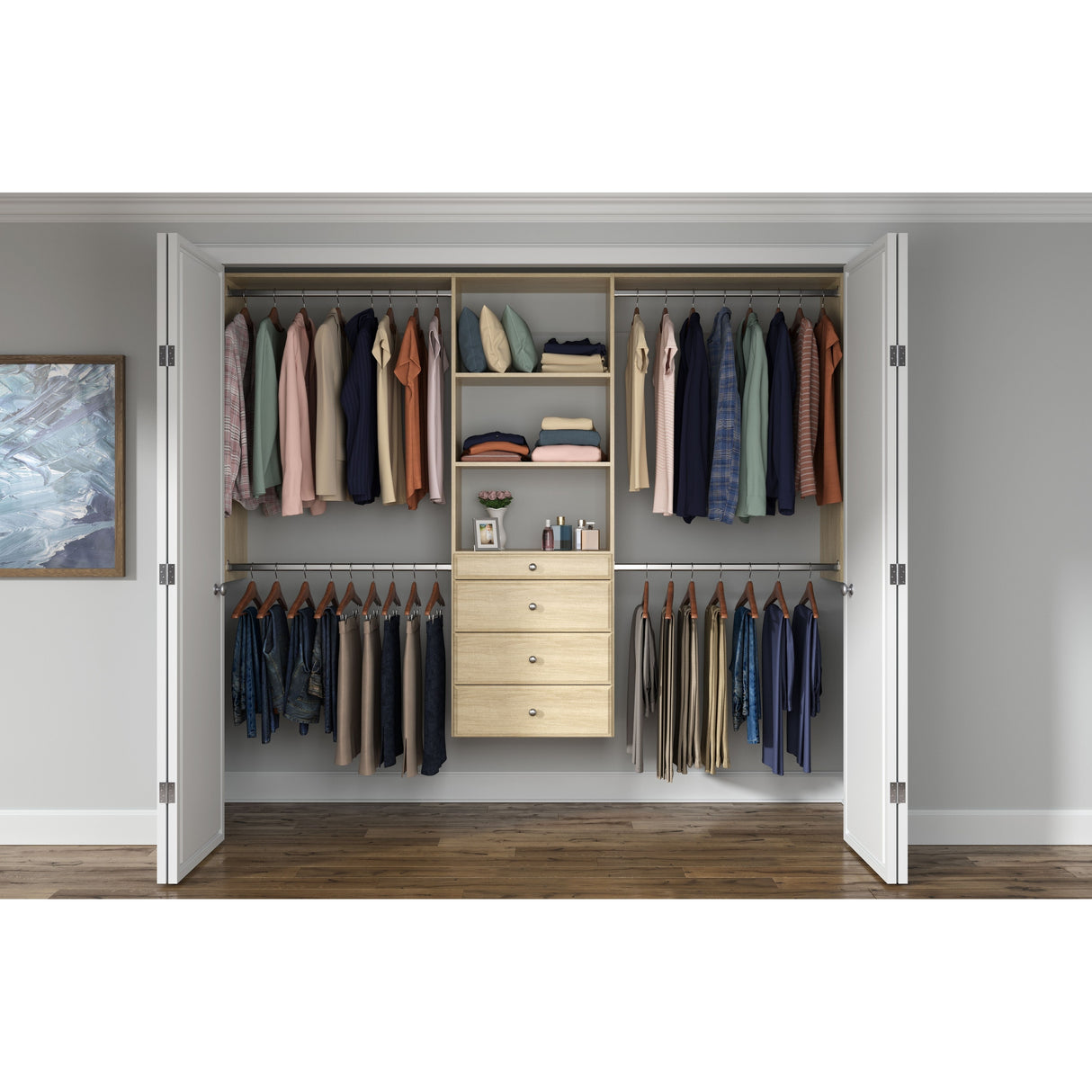 Easy Track Deluxe Closet Kit