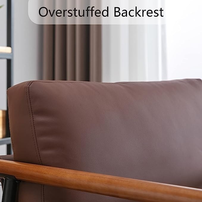 Ebello Comfy Simple Upholstered Single Armchair for Living Room