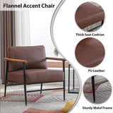 Ebello Comfy Simple Upholstered Single Armchair for Living Room