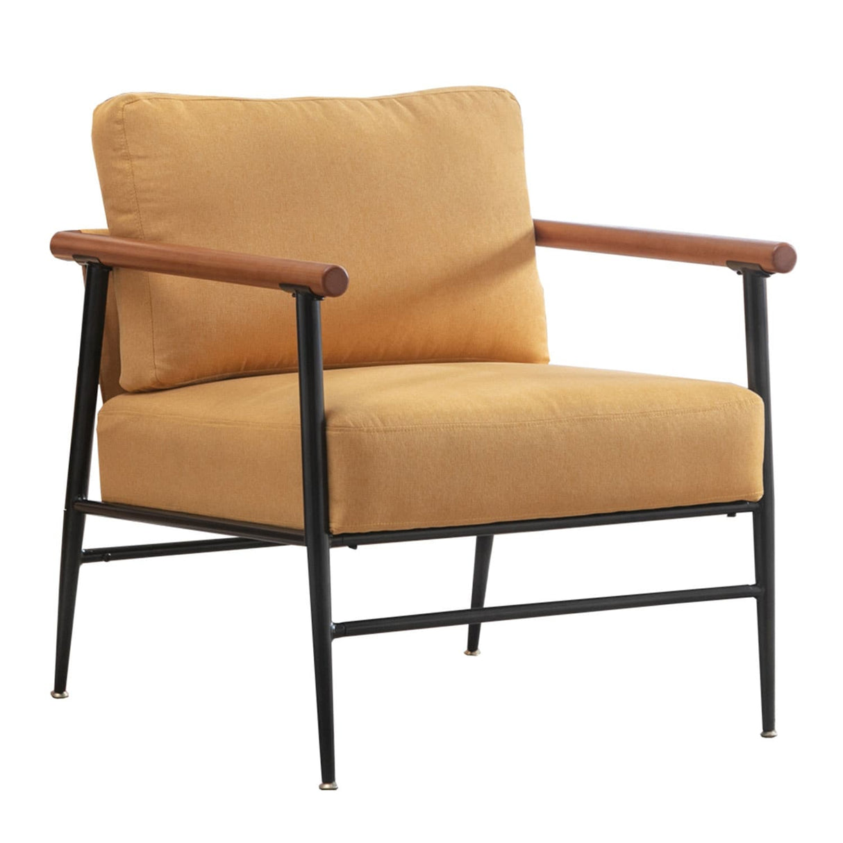 Ebello Comfy Simple Upholstered Single Armchair for Living Room