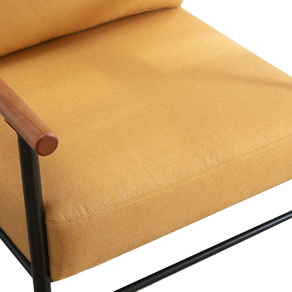 Ebello Comfy Simple Upholstered Single Armchair for Living Room