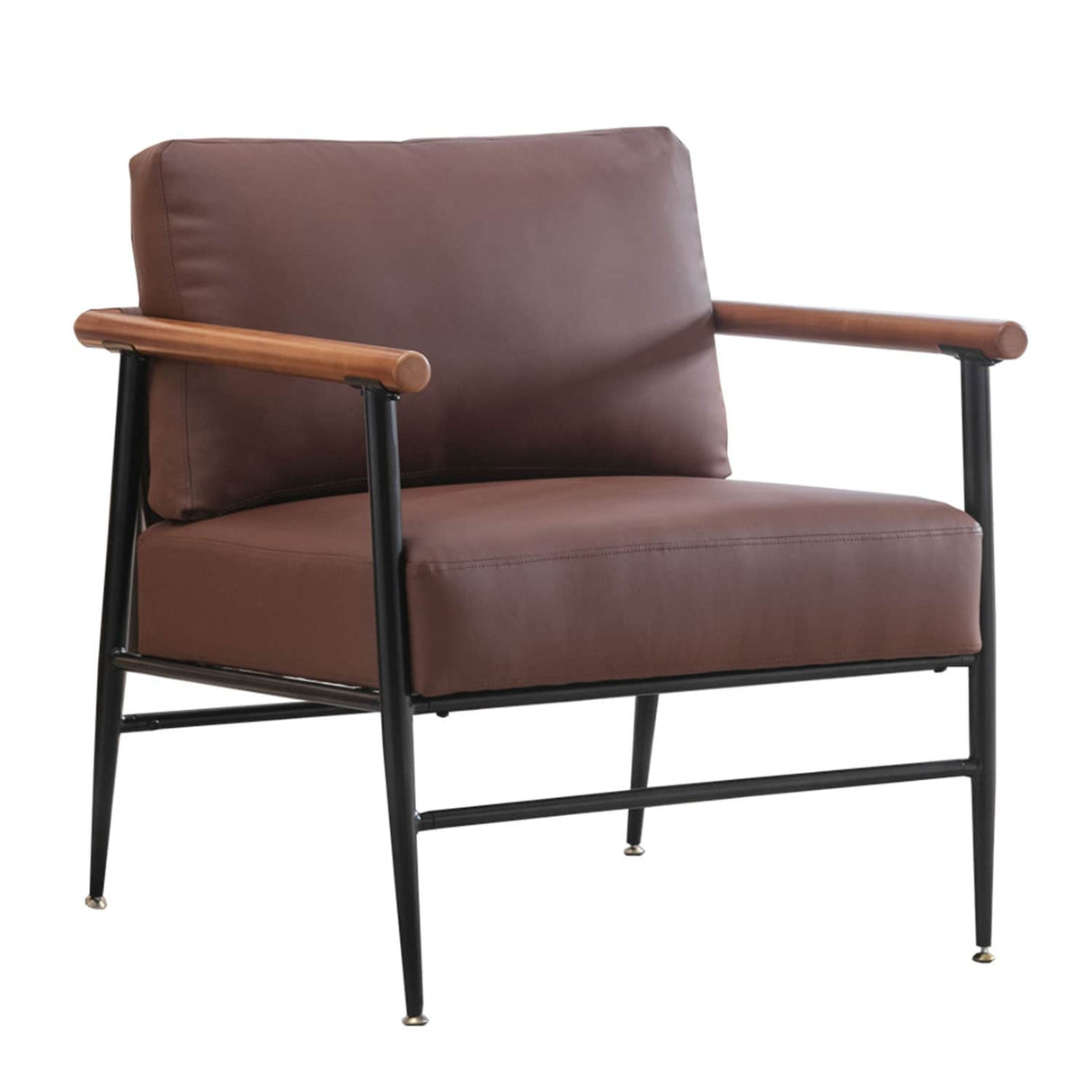 Ebello Comfy Simple Upholstered Single Armchair for Living Room