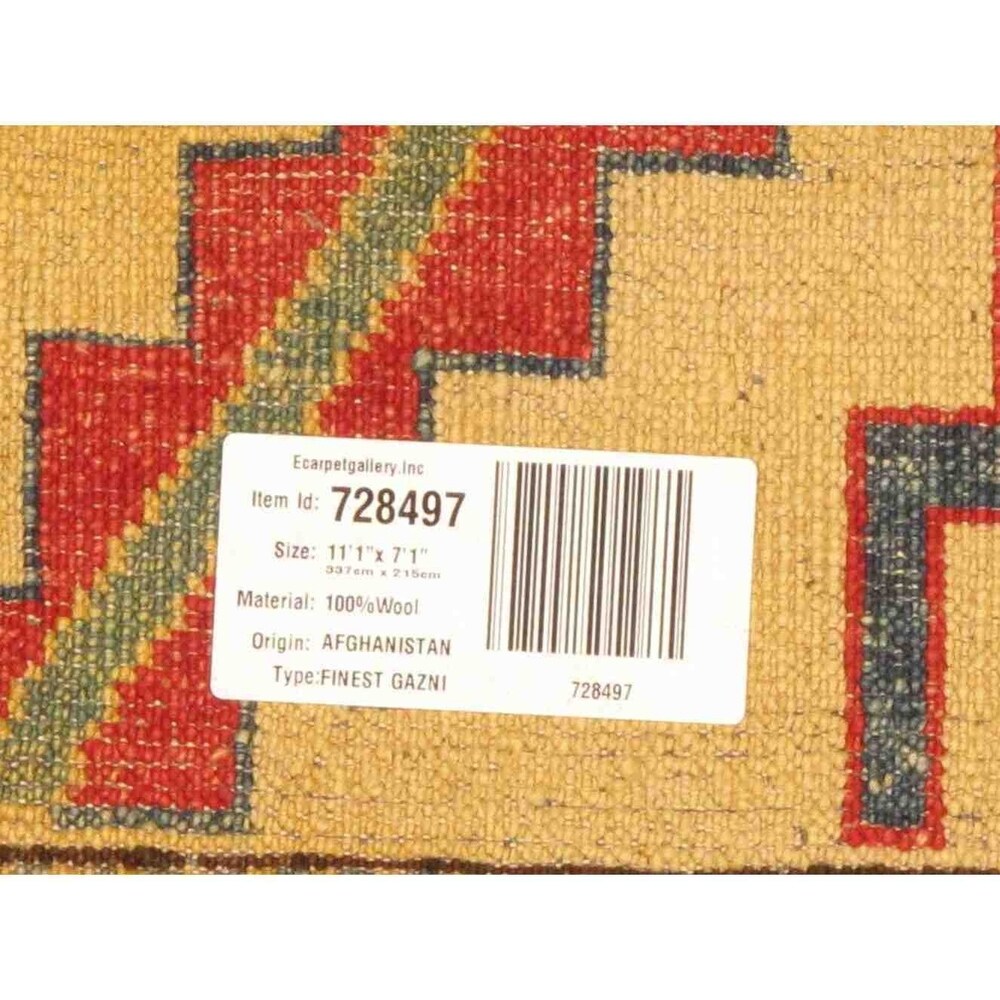 Ecarpetgallery Hand-knotted Finest Gazni Multicolor Wool Rug (7'1 x 11'1)