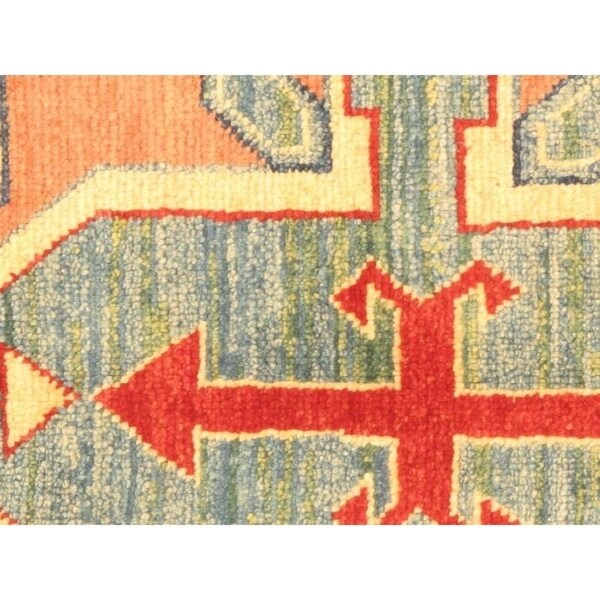 Ecarpetgallery Hand-knotted Finest Gazni Multicolor Wool Rug (7'1 x 11'1)