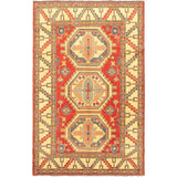 Ecarpetgallery Hand-knotted Finest Gazni Multicolor Wool Rug (7'1 x 11'1)