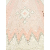 Ecarpetgallery Izmir Kilim Cream, Pale Weak Red Wool Open Field Kilim Rug