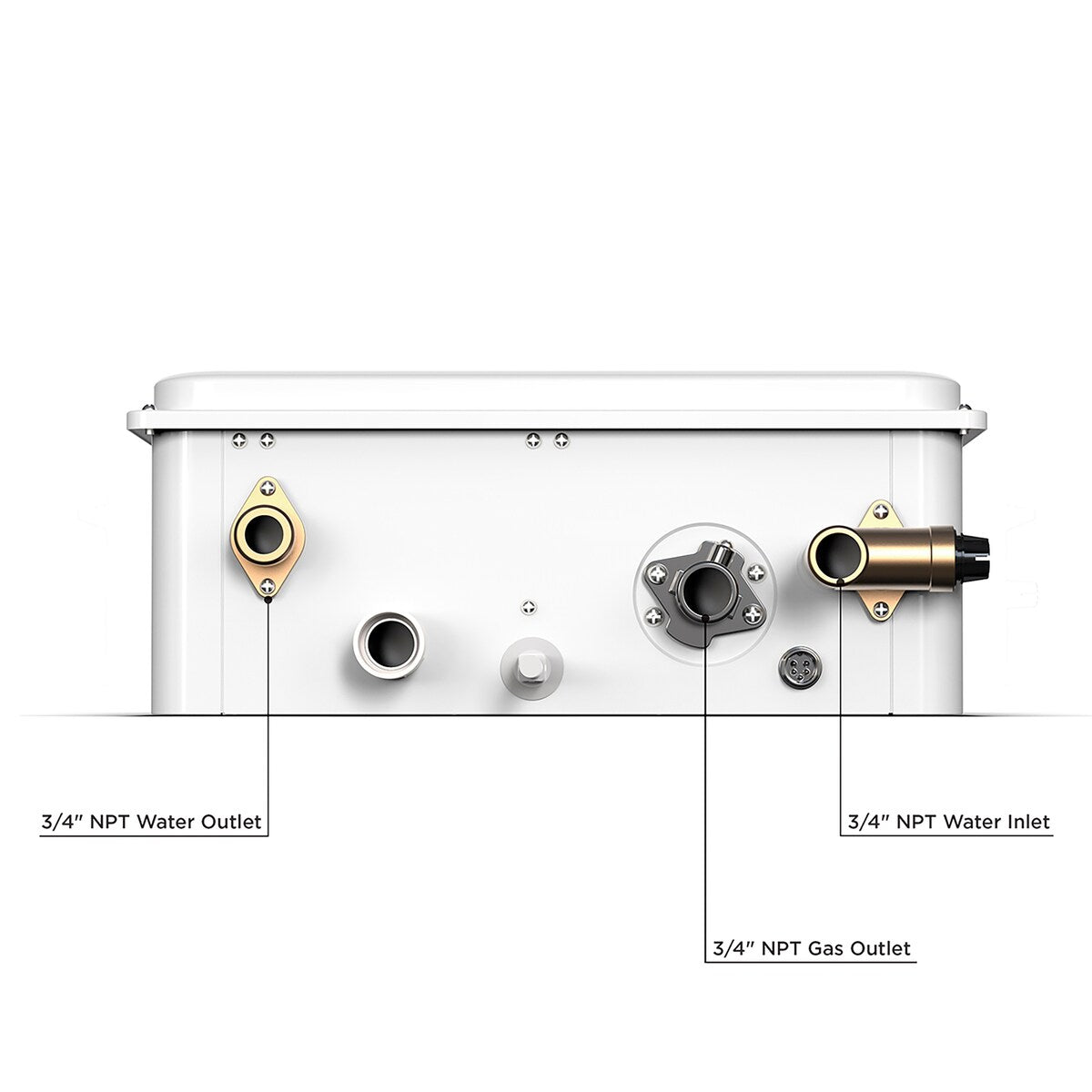 Eccotemp Builder Series 6.8 GPM Outdoor Liquid Propane Tankless Water Heater - N/A