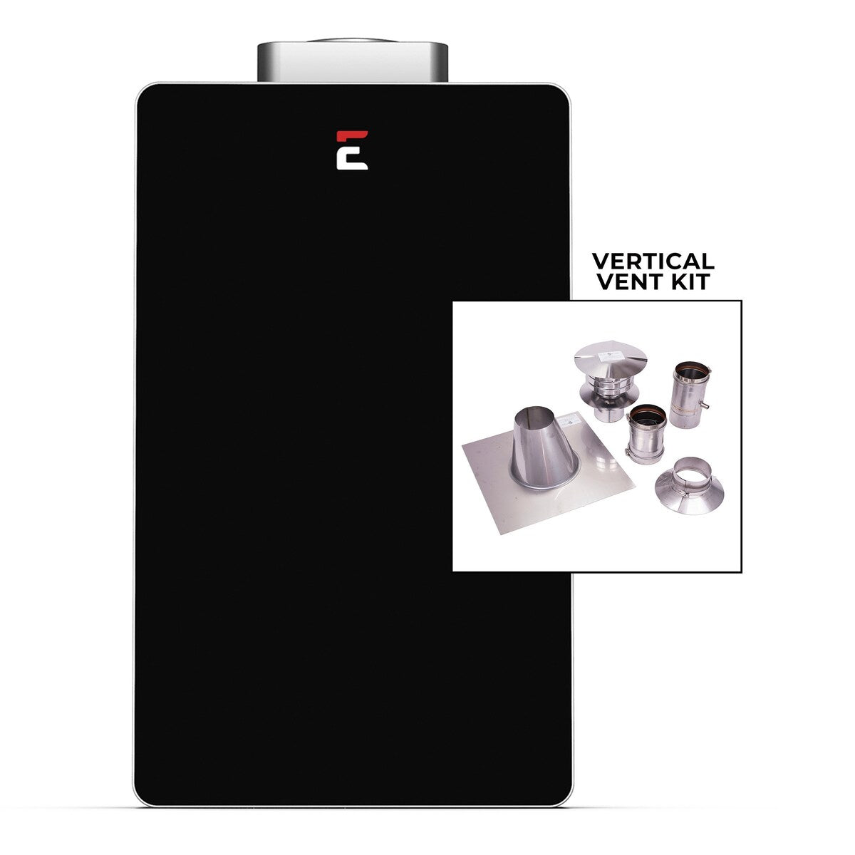 Eccotemp EL22i Indoor 6.8 GPM Liquid Propane Tankless Water Heater Vertical Bundle