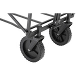 EchoSmile 4.06 cu. ft. Fabric Portable Garden Cart with Adjustable Rolling Wheels