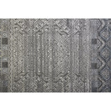 Eckhart Tribal Diamond Rug, Gray/Denim Blue, Area Rug