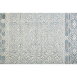 Eckhart Tribal Diamond Rug, Gray/Denim Blue, Area Rug