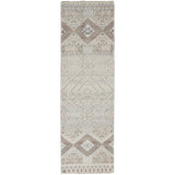 Eckhart Tribal Diamond Rug, Gray/Denim Blue, Area Rug