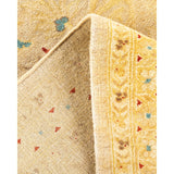 Overton Hand Knotted Wool Vintage Inspired Modern Contemporary Eclectic Ivory Area Rug - 8 x 10