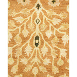 Overton Hand Knotted Wool Vintage Inspired Modern Contemporary Eclectic Yellow Area Rug - 9'2" x 11'10"