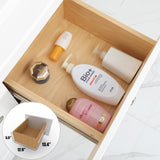 Eclife 30"/36" Bathroom Vanity Set W/ Drop in Resin Sink Cabinet Combo Free-standing