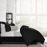Eclipse Black Coverlet & Pillow Sham Set