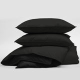 Eclipse Black Coverlet & Pillow Sham Set