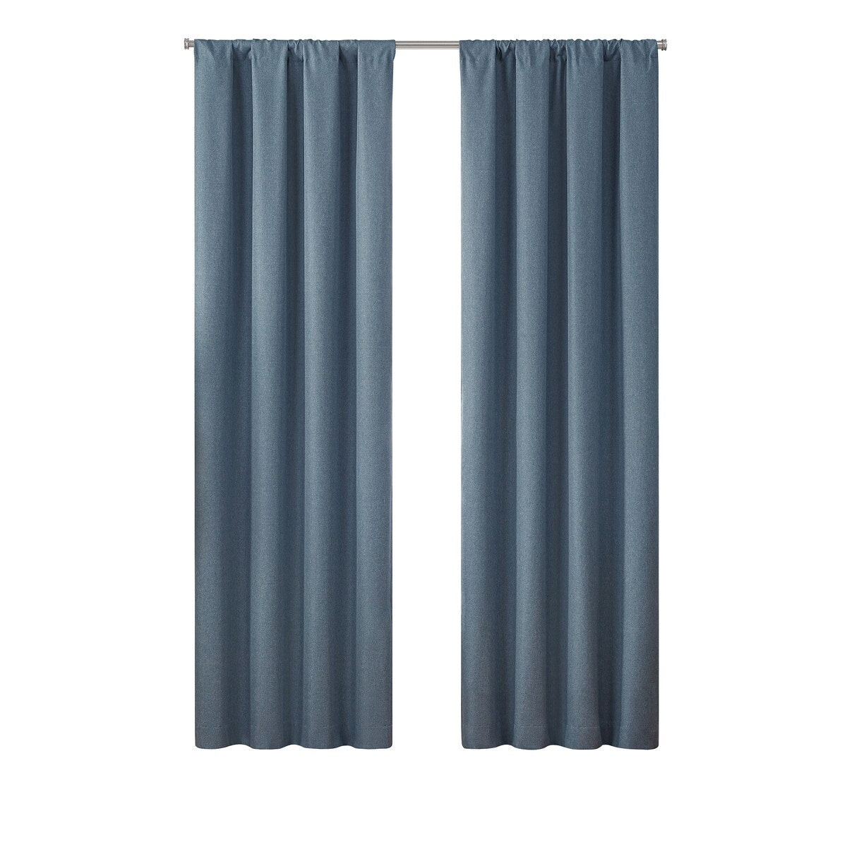 Eclipse Cannes Magnitech 100% Blackout Curtain, Rod Pocket Window Curtain Panel, Seamless Magnetic Closure (1 Panel)