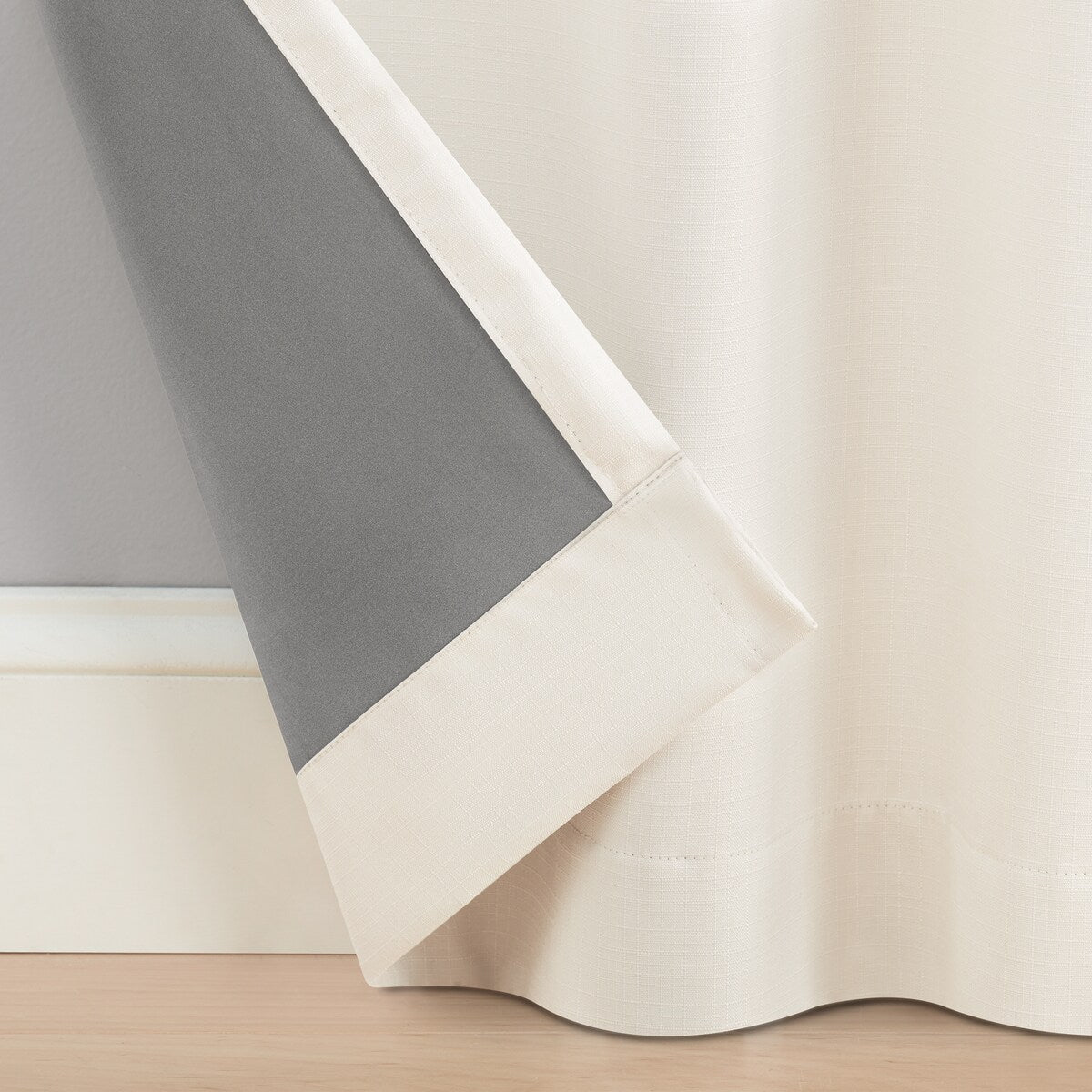 Eclipse Cannes Magnitech 100% Blackout Curtain, Rod Pocket Window Curtain Panel, Seamless Magnetic Closure (1 Panel)