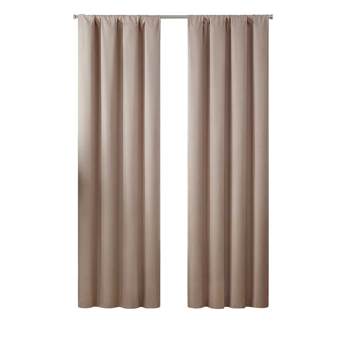 Eclipse Cannes Magnitech 100% Blackout Curtain, Rod Pocket Window Curtain Panel, Seamless Magnetic Closure (1 Panel)