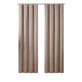 Eclipse Cannes Magnitech 100% Blackout Curtain, Rod Pocket Window Curtain Panel, Seamless Magnetic Closure (1 Panel)