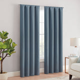 Eclipse Cannes Magnitech 100% Blackout Curtain, Rod Pocket Window Curtain Panel, Seamless Magnetic Closure (1 Panel)