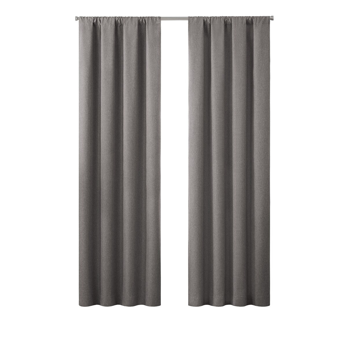 Eclipse Cannes Magnitech 100% Blackout Curtain, Rod Pocket Window Curtain Panel, Seamless Magnetic Closure (1 Panel)