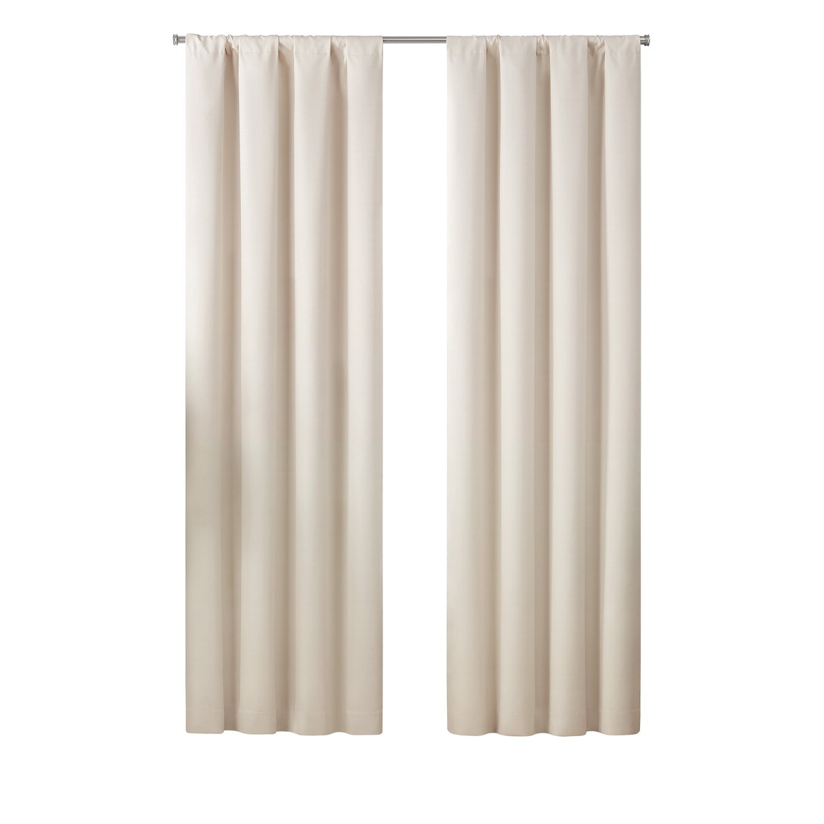 Eclipse Cannes Magnitech 100% Blackout Curtain, Rod Pocket Window Curtain Panel, Seamless Magnetic Closure (1 Panel)