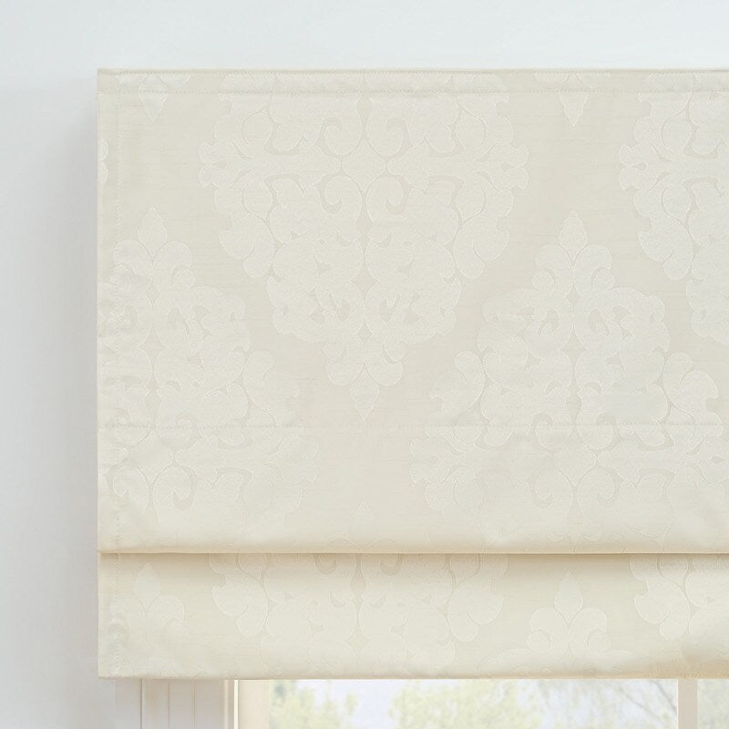 Eclipse Carlton Damask 100% Total Blackout Cordless Roman Shade