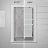 Eclipse Carlton Damask 100% Total Blackout Cordless Roman Shade