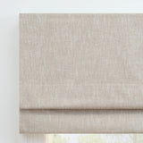 Eclipse Drew Textured Solid 100% Total Blackout Cordless Roman Shade