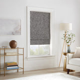 Eclipse Drew Textured Solid 100% Total Blackout Cordless Roman Shade