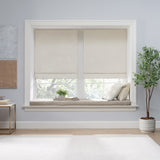 Eclipse Drew Textured Solid 100% Total Blackout Cordless Roman Shade
