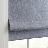 Eclipse Drew Textured Solid 100% Total Blackout Cordless Roman Shade