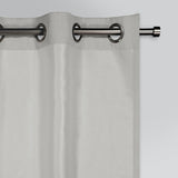 Eclipse Hadley 100% Blackout, Linen Blend Grommet Curtain Panel, 1 Panel