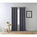 Eclipse Hadley 100% Blackout, Linen Blend Grommet Curtain Panel, 1 Panel