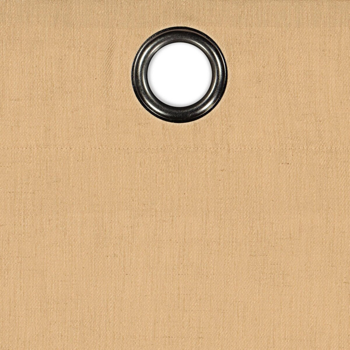 Eclipse Hadley 100% Blackout, Linen Blend Grommet Curtain Panel, 1 Panel