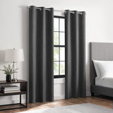 Eclipse Welwick Magnitech 100% Blackout Curtain, Grommet Window Curtain Panel, Seamless Magnetic Closure (1 Panel)