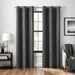 Eclipse Welwick Magnitech 100% Blackout Curtain, Grommet Window Curtain Panel, Seamless Magnetic Closure (1 Panel)