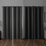 Eclipse Welwick Magnitech 100% Blackout Curtain, Grommet Window Curtain Panel, Seamless Magnetic Closure (1 Panel)