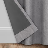 Eclipse Welwick Magnitech 100% Blackout Curtain, Grommet Window Curtain Panel, Seamless Magnetic Closure (1 Panel)