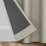 Eclipse Welwick Magnitech 100% Blackout Curtain, Grommet Window Curtain Panel, Seamless Magnetic Closure (1 Panel)
