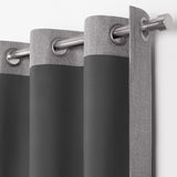Eclipse Welwick Magnitech 100% Blackout Curtain, Grommet Window Curtain Panel, Seamless Magnetic Closure (1 Panel)