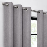 Eclipse Welwick Magnitech 100% Blackout Curtain, Grommet Window Curtain Panel, Seamless Magnetic Closure (1 Panel)
