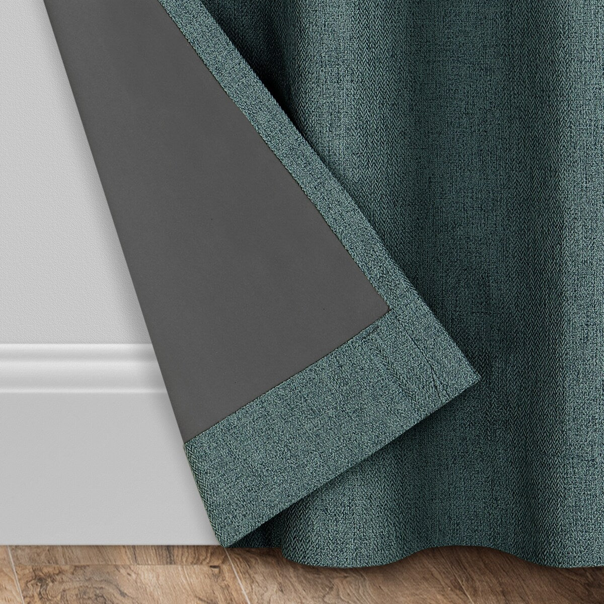Eclipse Welwick Magnitech 100% Blackout Curtain, Grommet Window Curtain Panel, Seamless Magnetic Closure (1 Panel)